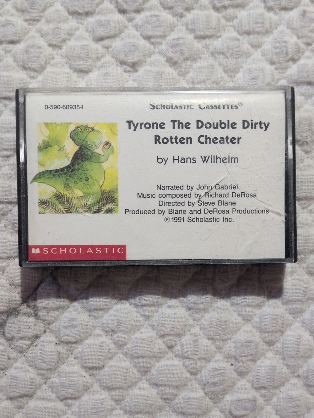 Vintage 1991 Scholastic Cassettes Tyrone the Double Dirty Rotten Cheater Wilhelm